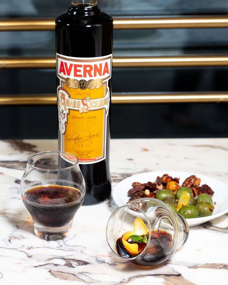 Averna amaro spirits advertising photograph