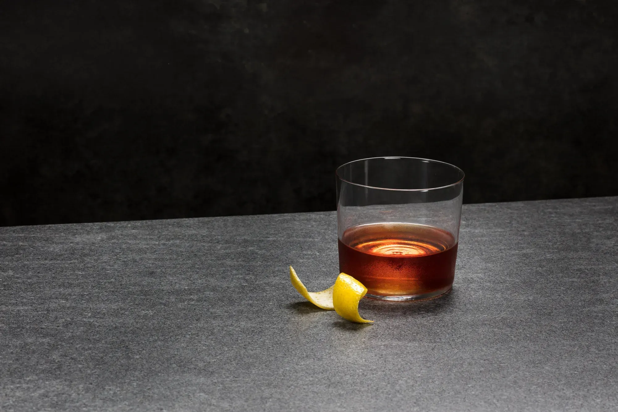 Rum cocktail hero frame, example of drinks portfolio work