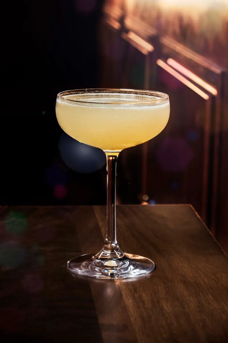 BlackTail cocktail menu frame under controlled bar lighting