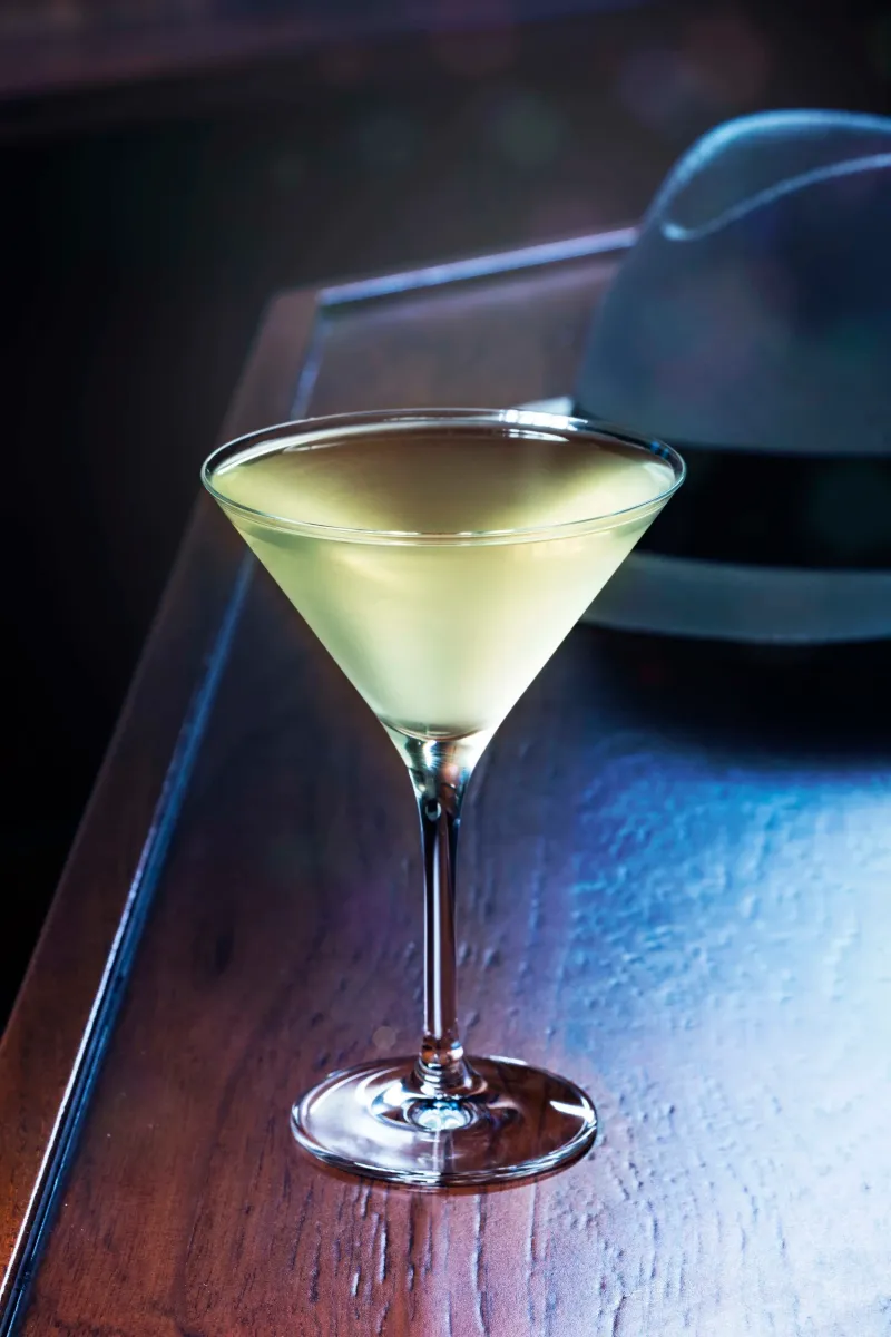 BlackTail bar menu cocktail close up with garnish detail