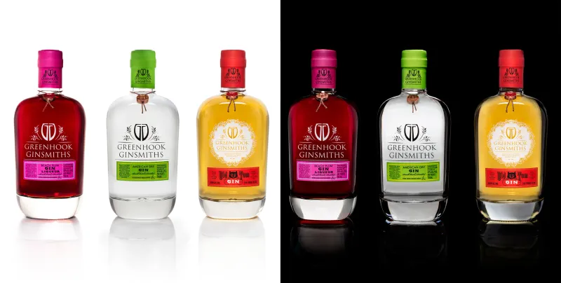Food and Drink selection bottle, editorial packshot