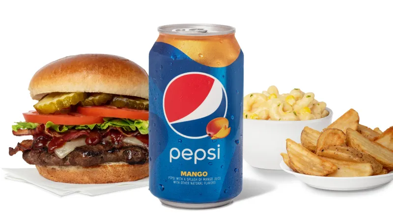 Three-can beverage lineup, packaging group on white