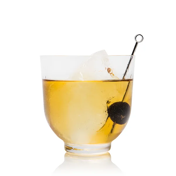 HH Bespoke Spirits rum old fashioned cocktail packshot on white