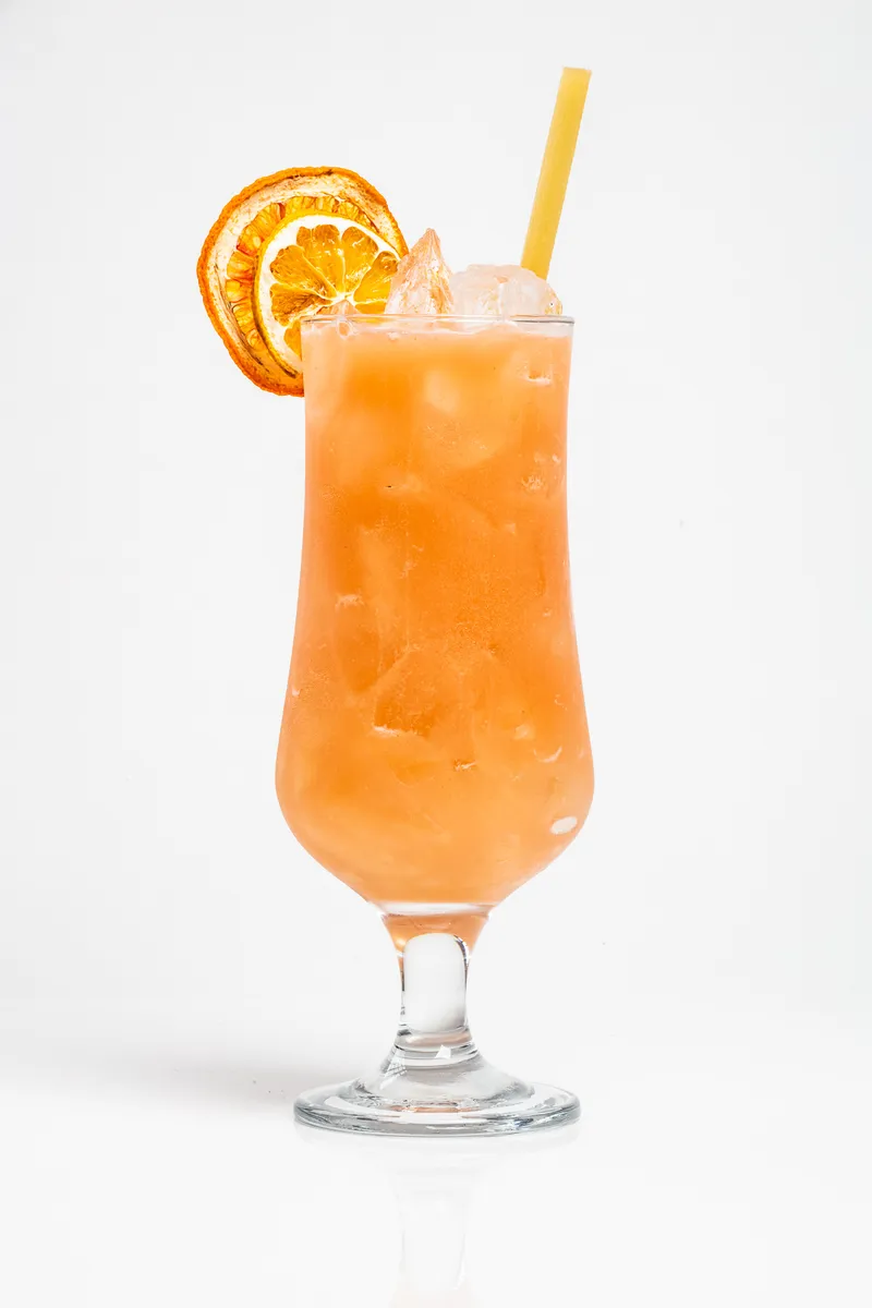 Koloa Rum traditional Macua cocktail on a white background