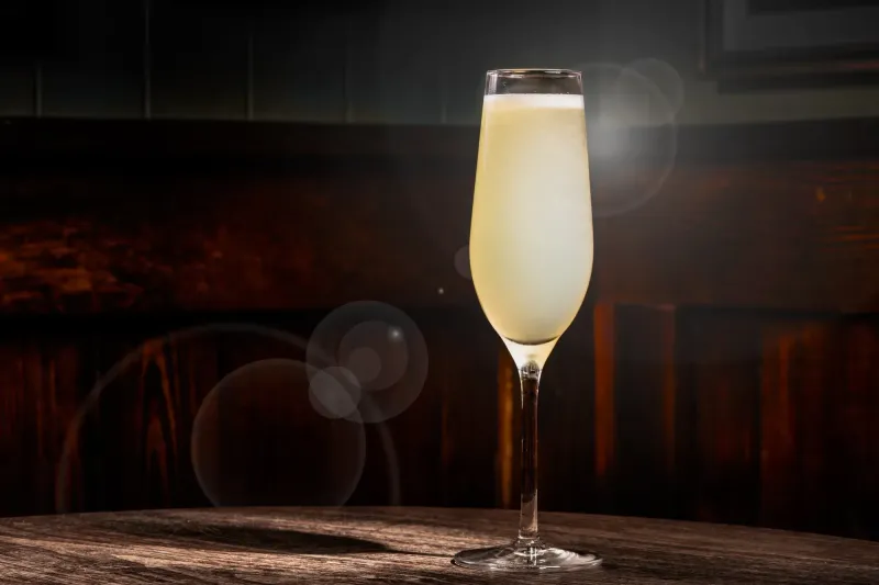 Papa Smurf cocktail, signature serve