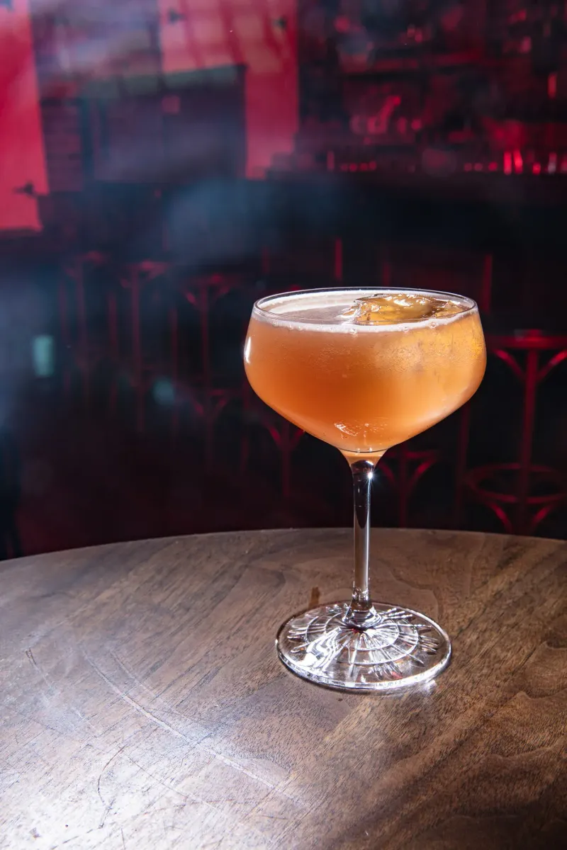 Dead Rabbit Dragnet New Year cocktail, spirits photograph