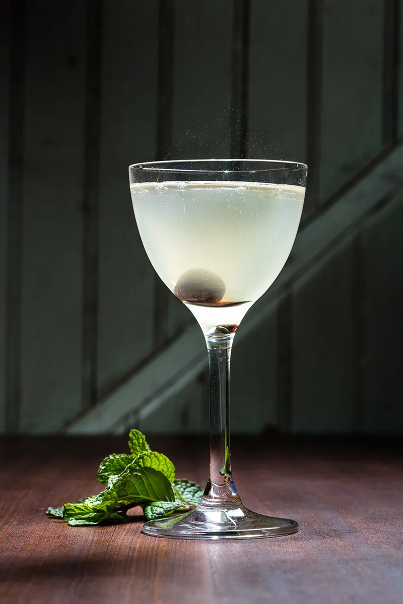 New York bar cocktail selection, hospitality menu frame