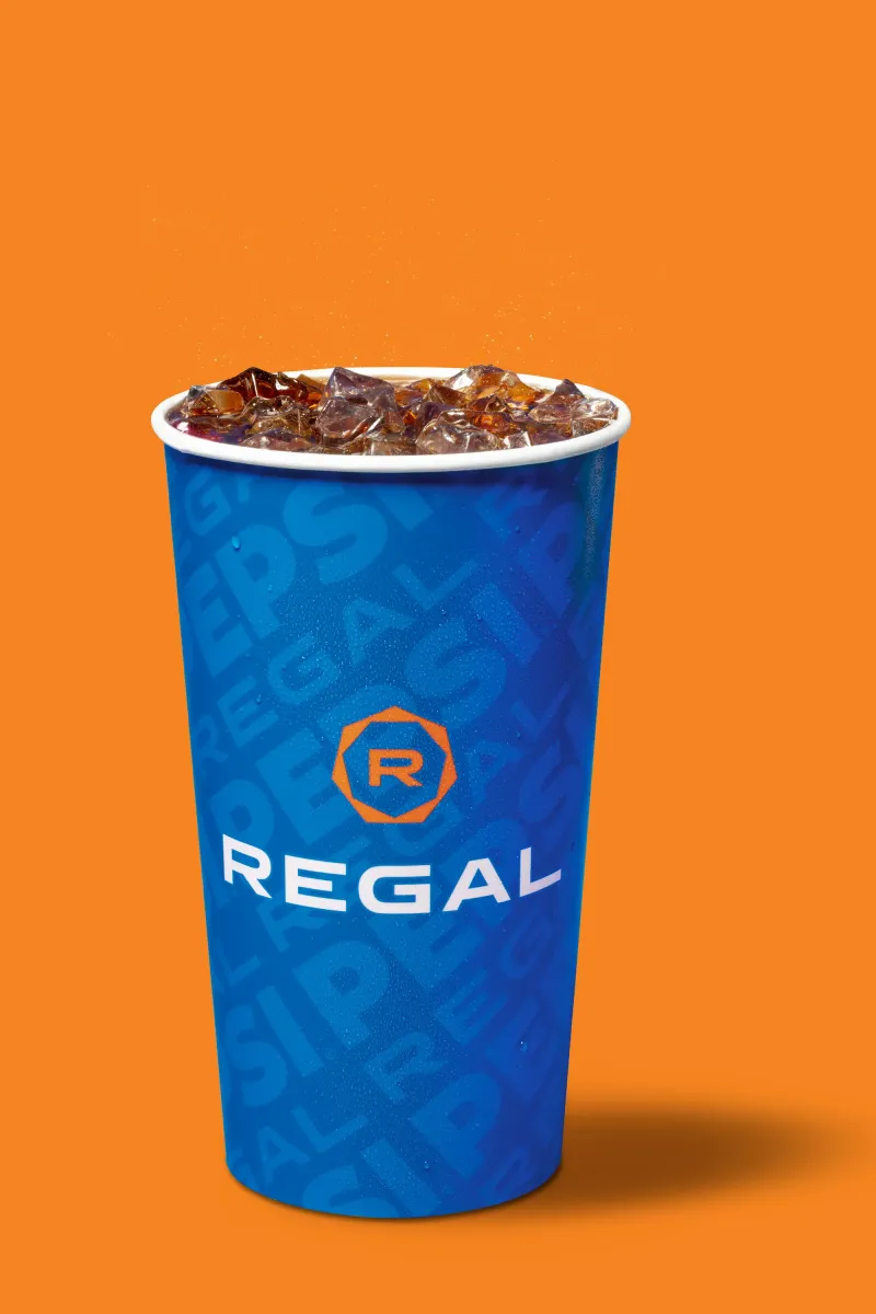 Pepsi Regal fountain cup, commercial beverage product